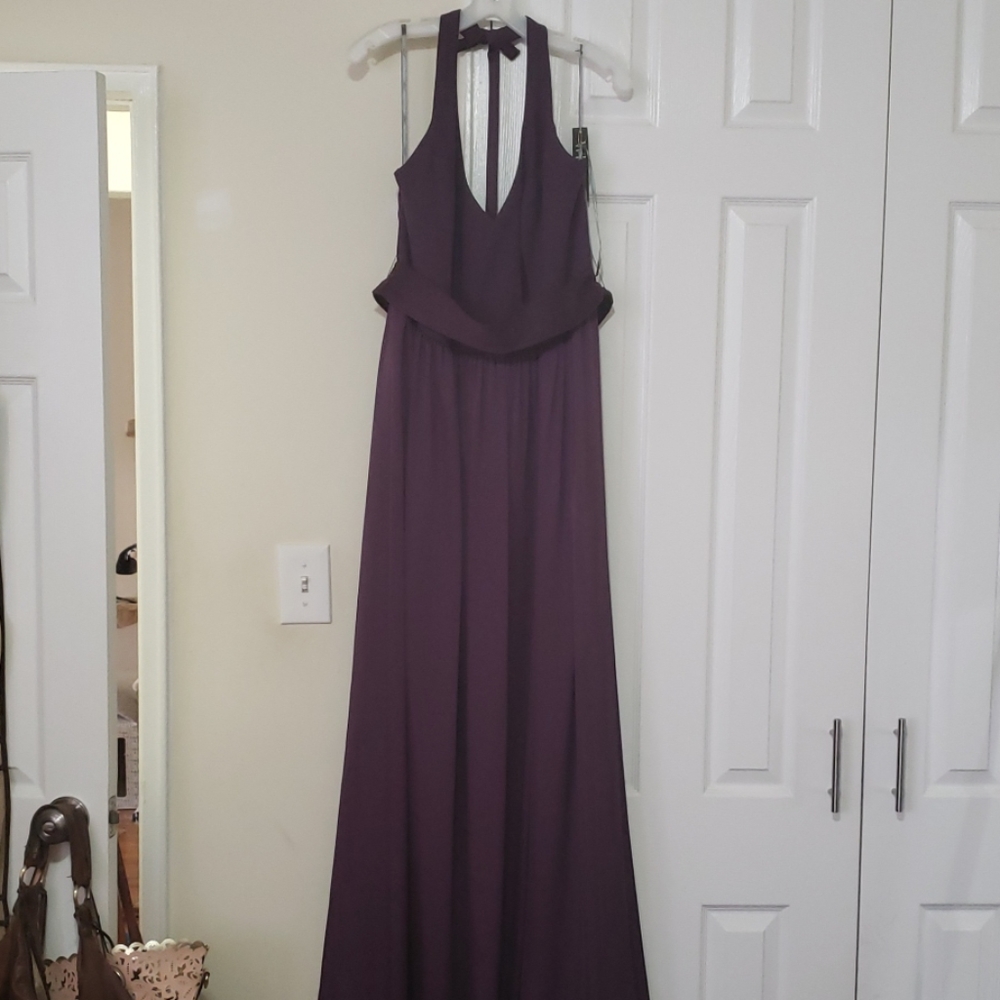 Vera Wang Gown in Plum